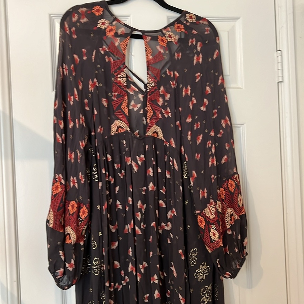 Free People floral maxi dress